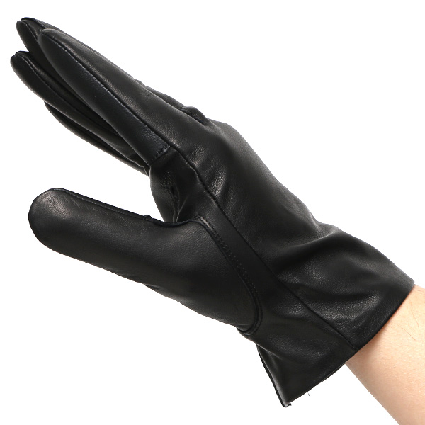  【スマホ対応】 手袋 メンズ レザー グローブ 冬 革手袋 シンプル 防寒 紳士 レザーグローブ 無地 ブラック 黒 黒色 タッチパネル シープスキン 手袋 ブランド プレゼント ギフト クリスマス 男性用 通勤 クロダ(KURODA)