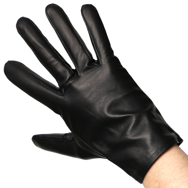  【スマホ対応】 手袋 メンズ レザー グローブ 冬 革手袋 シンプル 防寒 紳士 レザーグローブ 無地 ブラック 黒 黒色 タッチパネル シープスキン 手袋 ブランド プレゼント ギフト クリスマス 男性用 通勤 クロダ(KURODA)