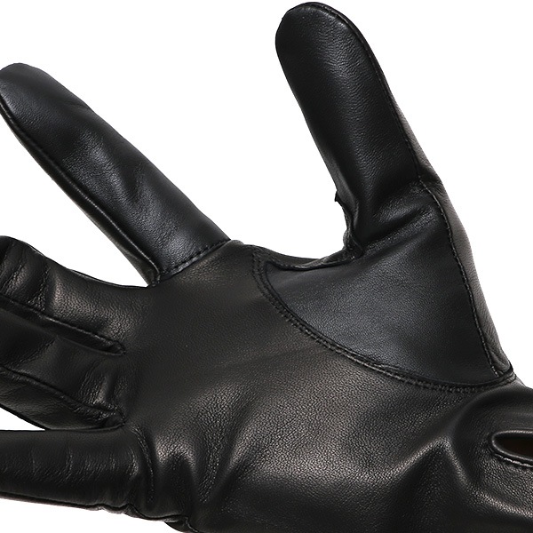  【スマホ対応】 手袋 メンズ レザー グローブ 冬 革手袋 シンプル 防寒 紳士 レザーグローブ 無地 ブラック 黒 黒色 タッチパネル シープスキン 手袋 ブランド プレゼント ギフト クリスマス 男性用 通勤 クロダ(KURODA)