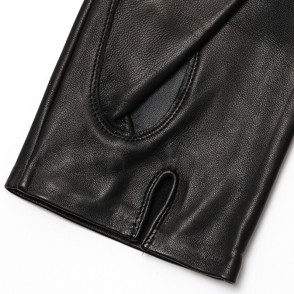  【スマホ対応】 手袋 メンズ レザー グローブ 冬 革手袋 シンプル 防寒 紳士 レザーグローブ 無地 ブラック 黒 黒色 タッチパネル シープスキン 手袋 ブランド プレゼント ギフト クリスマス 男性用 通勤 クロダ(KURODA)