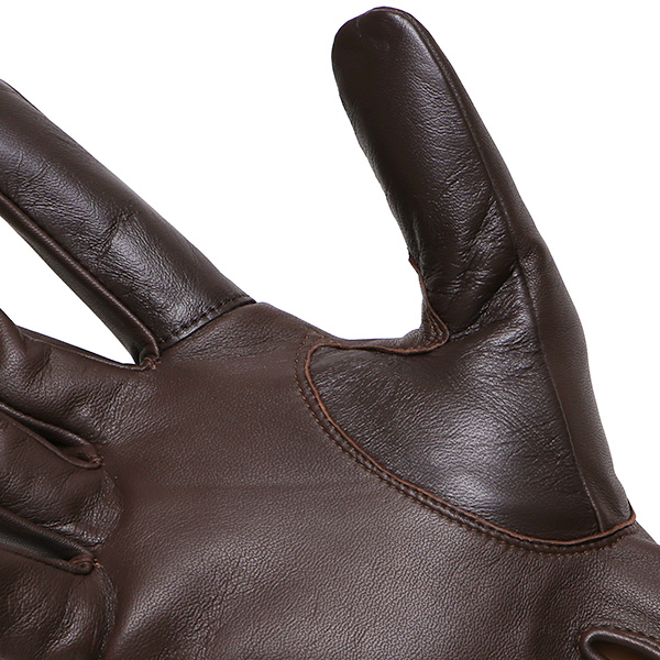  【スマホ対応】 手袋 メンズ レザー グローブ 冬 革手袋 シンプル 防寒 紳士 レザーグローブ 無地 ダークブラウン ブラウン 茶 茶色 タッチパネル シープスキン 手袋 ブランド プレゼント ギフト クリスマス 男性用 通勤 クロダ(KURODA)