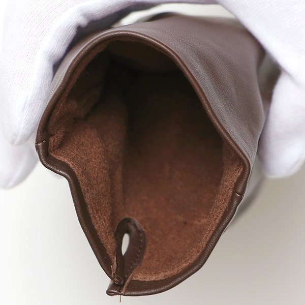  【スマホ対応】 手袋 メンズ レザー グローブ 冬 革手袋 シンプル 防寒 紳士 レザーグローブ 無地 ダークブラウン ブラウン 茶 茶色 タッチパネル シープスキン 手袋 ブランド プレゼント ギフト クリスマス 男性用 通勤 クロダ(KURODA)