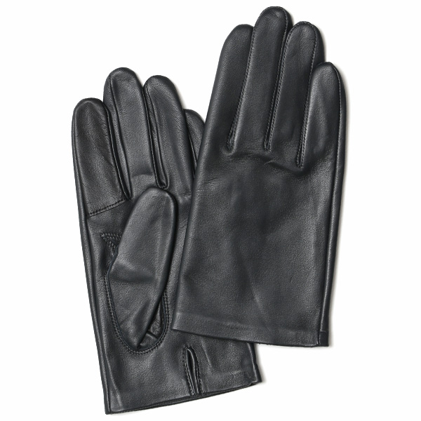 クロダ(KURODA) 【MEN】 スマホ対応 羊革(ラムレザー) 手袋 チャコール