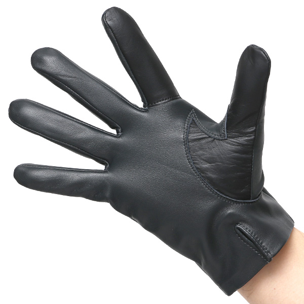  【スマホ対応】 手袋 メンズ レザー グローブ 冬 革手袋 シンプル 防寒 紳士 レザーグローブ 無地 グレー グレイ 灰色 タッチパネル シープスキン 手袋 ブランド プレゼント ギフト クリスマス 男性用 通勤 クロダ(KURODA)