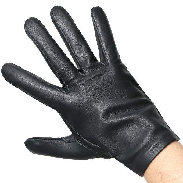  【スマホ対応】 手袋 メンズ レザー グローブ 冬 革手袋 シンプル 防寒 紳士 レザーグローブ 無地 グレー グレイ 灰色 タッチパネル シープスキン 手袋 ブランド プレゼント ギフト クリスマス 男性用 通勤 クロダ(KURODA)