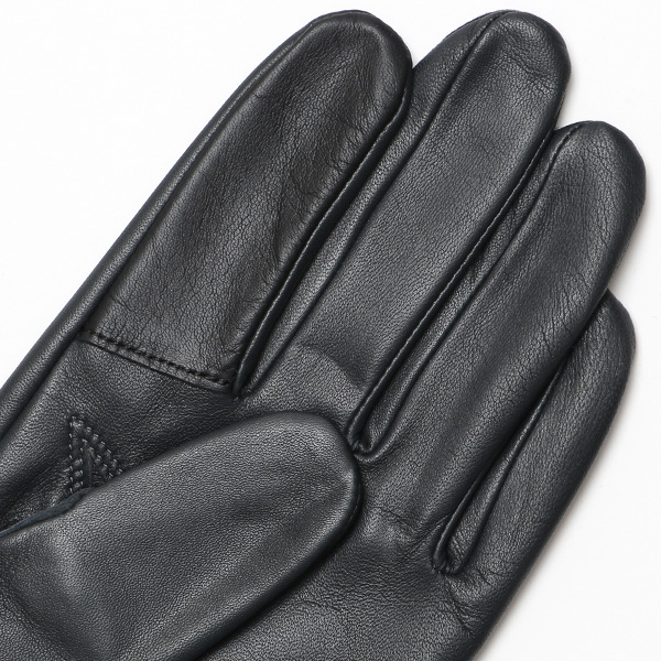  【スマホ対応】 手袋 メンズ レザー グローブ 冬 革手袋 シンプル 防寒 紳士 レザーグローブ 無地 グレー グレイ 灰色 タッチパネル シープスキン 手袋 ブランド プレゼント ギフト クリスマス 男性用 通勤 クロダ(KURODA)