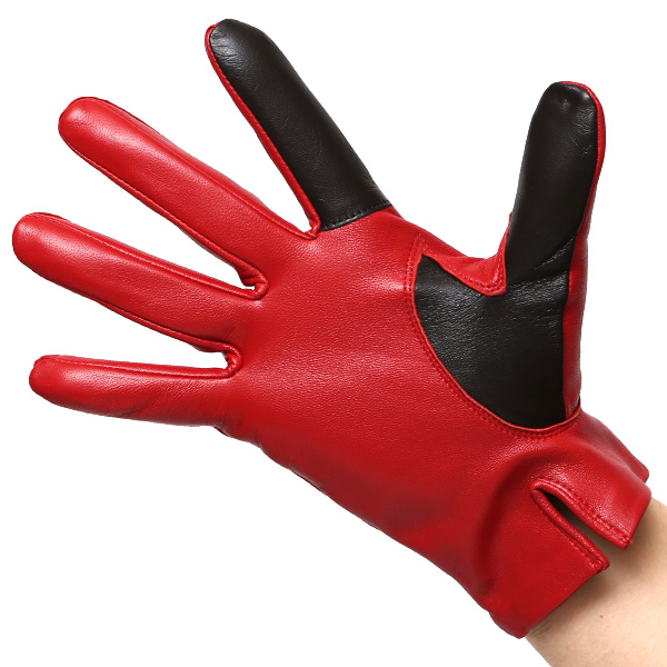 【スマホ対応】 手袋 メンズ レザー グローブ 冬 革手袋 シンプル 防寒 紳士 レザーグローブ 無地 レッド ワイン 赤色 タッチパネル シープスキン 手袋 ブランド プレゼント ギフト クリスマス 男性用 通勤 クロダ(KURODA)