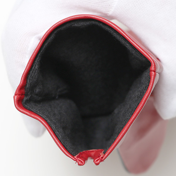 【スマホ対応】 手袋 メンズ レザー グローブ 冬 革手袋 シンプル 防寒 紳士 レザーグローブ 無地 レッド ワイン 赤色 タッチパネル シープスキン 手袋 ブランド プレゼント ギフト クリスマス 男性用 通勤 クロダ(KURODA)