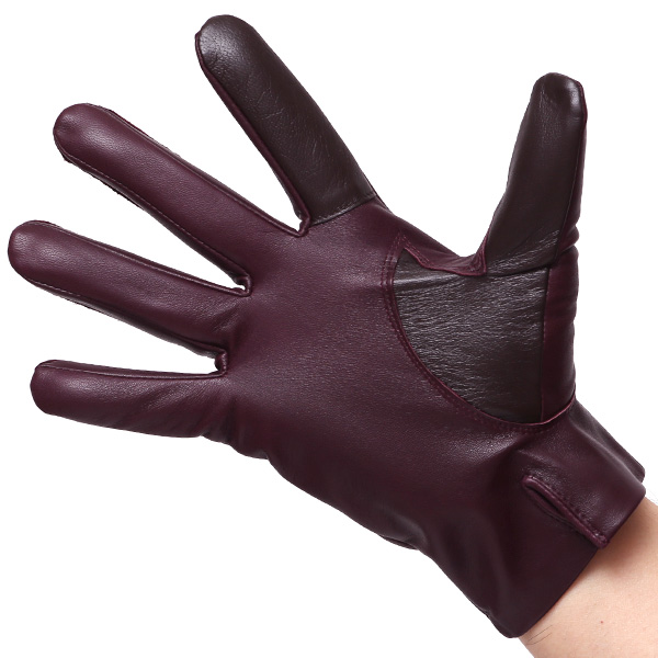  【スマホ対応】 手袋 メンズ レザー グローブ 冬 革手袋 シンプル 防寒 紳士 レザーグローブ 無地 レッド ワイン 赤色 タッチパネル シープスキン 手袋 ブランド プレゼント ギフト クリスマス 男性用 通勤 クロダ(KURODA)