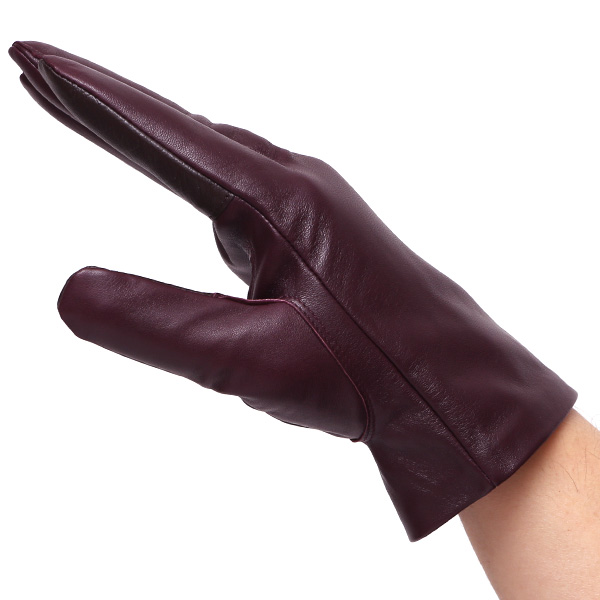  【スマホ対応】 手袋 メンズ レザー グローブ 冬 革手袋 シンプル 防寒 紳士 レザーグローブ 無地 レッド ワイン 赤色 タッチパネル シープスキン 手袋 ブランド プレゼント ギフト クリスマス 男性用 通勤 クロダ(KURODA)