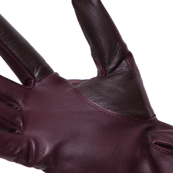  【スマホ対応】 手袋 メンズ レザー グローブ 冬 革手袋 シンプル 防寒 紳士 レザーグローブ 無地 レッド ワイン 赤色 タッチパネル シープスキン 手袋 ブランド プレゼント ギフト クリスマス 男性用 通勤 クロダ(KURODA)