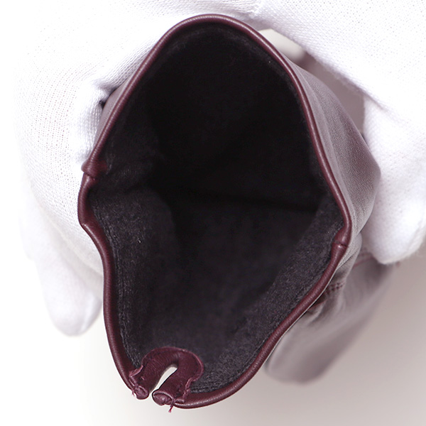  【スマホ対応】 手袋 メンズ レザー グローブ 冬 革手袋 シンプル 防寒 紳士 レザーグローブ 無地 レッド ワイン 赤色 タッチパネル シープスキン 手袋 ブランド プレゼント ギフト クリスマス 男性用 通勤 クロダ(KURODA)