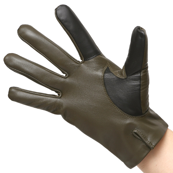  【スマホ対応】 手袋 メンズ レザー グローブ 冬 革手袋 シンプル 防寒 紳士 レザーグローブ 無地 グリーン 緑色 タッチパネル シープスキン 手袋 ブランド プレゼント ギフト クリスマス 男性用 通勤 クロダ(KURODA)
