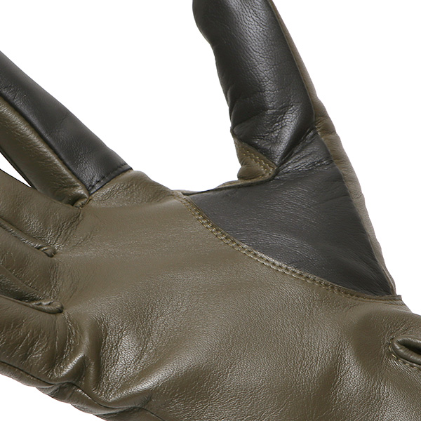  【スマホ対応】 手袋 メンズ レザー グローブ 冬 革手袋 シンプル 防寒 紳士 レザーグローブ 無地 グリーン 緑色 タッチパネル シープスキン 手袋 ブランド プレゼント ギフト クリスマス 男性用 通勤 クロダ(KURODA)