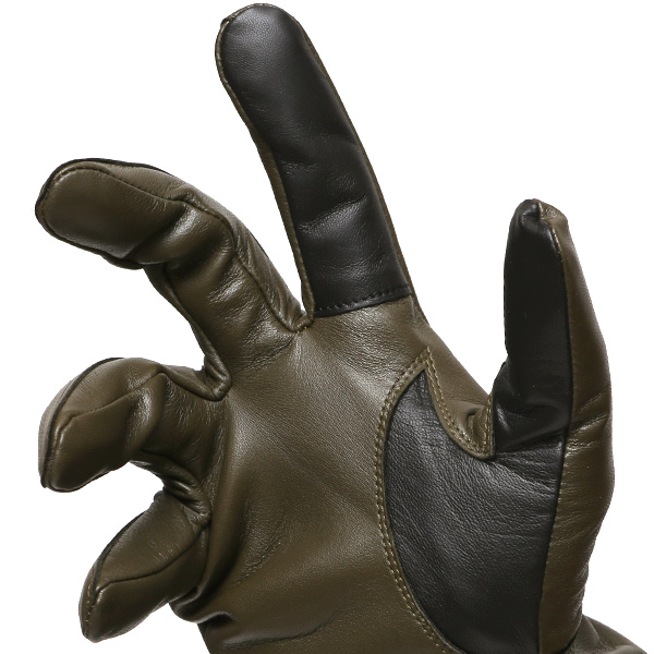  【スマホ対応】 手袋 メンズ レザー グローブ 冬 革手袋 シンプル 防寒 紳士 レザーグローブ 無地 グリーン 緑色 タッチパネル シープスキン 手袋 ブランド プレゼント ギフト クリスマス 男性用 通勤 クロダ(KURODA)