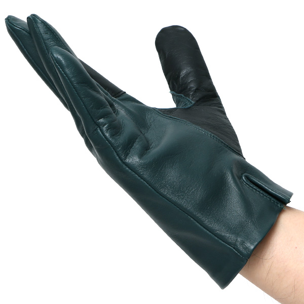  【スマホ対応】 手袋 メンズ レザー グローブ 冬 革手袋 シンプル 防寒 紳士 レザーグローブ 無地 グリーン 緑色 タッチパネル シープスキン 手袋 ブランド プレゼント ギフト クリスマス 男性用 通勤 クロダ(KURODA)