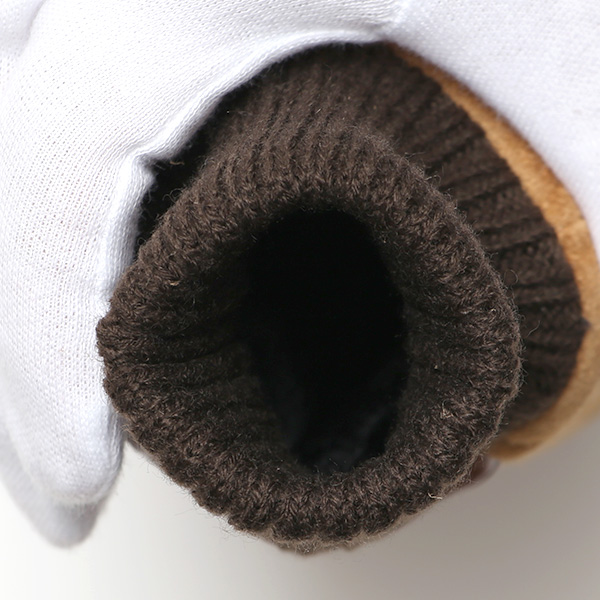  手袋 スマホ対応 メンズ 革手袋 レザー 防寒 暖かい 革グローブ マイクロファイバーボア リブ付き ブラウン 茶 茶色 ピックスエード 羊革 ブランド 日本製 手袋 プレゼント 男性 ギフト クリスマス オシャレ クロダ(KURODA)