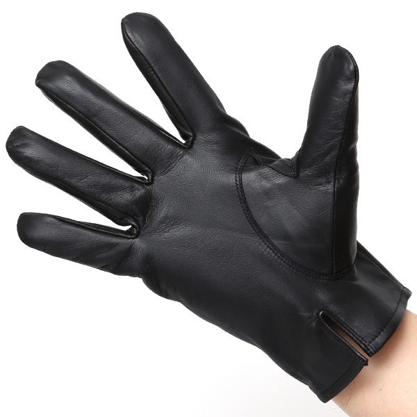 スマホ 操作可能 手袋 革手袋 レザー グローブ メンズ 三本山 手袋 冬 防寒 ビジネス グローブ 本革 ブラック 黒 黒色 羊革 ブランド 通勤 通学 スマホ対応 手袋 プレゼント 男性用 グローブ 革 シンプル クロダ(KURODA)