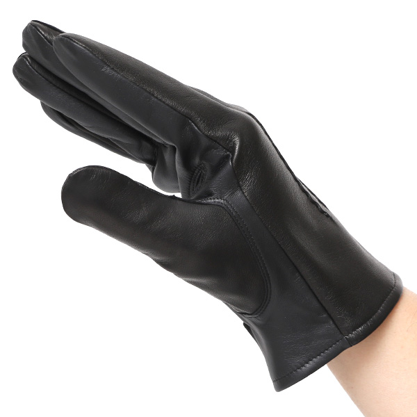 スマホ 操作可能 手袋 革手袋 レザー グローブ メンズ 三本山 手袋 冬 防寒 ビジネス グローブ 本革 ブラック 黒 黒色 羊革 ブランド 通勤 通学 スマホ対応 手袋 プレゼント 男性用 グローブ 革 シンプル クロダ(KURODA)