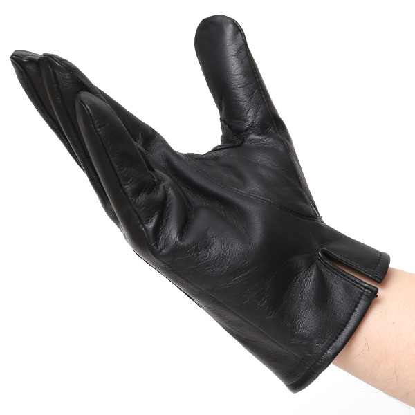 スマホ 操作可能 手袋 革手袋 レザー グローブ メンズ 三本山 手袋 冬 防寒 ビジネス グローブ 本革 ブラック 黒 黒色 羊革 ブランド 通勤 通学 スマホ対応 手袋 プレゼント 男性用 グローブ 革 シンプル クロダ(KURODA)