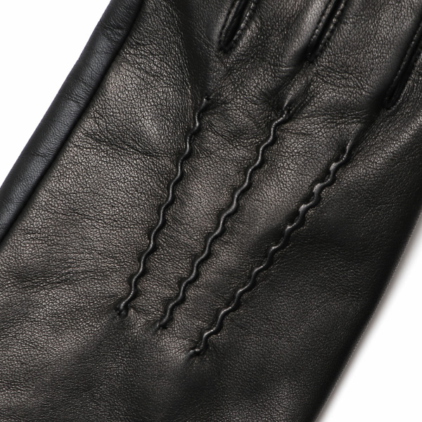 スマホ 操作可能 手袋 革手袋 レザー グローブ メンズ 三本山 手袋 冬 防寒 ビジネス グローブ 本革 ブラック 黒 黒色 羊革 ブランド 通勤 通学 スマホ対応 手袋 プレゼント 男性用 グローブ 革 シンプル クロダ(KURODA)