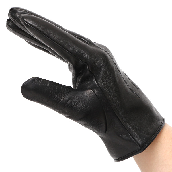  手袋 メンズ 革グローブ ビジネス 男性用手袋 本革 冬 防寒 おしゃれ シンプル 三本山 ラムレザー ブラック 黒 黒色 化粧箱付き プレゼント ギフト 彼氏 夫 30代 40代 50代 クリスマス 高級 ブランド クロダ(KURODA)