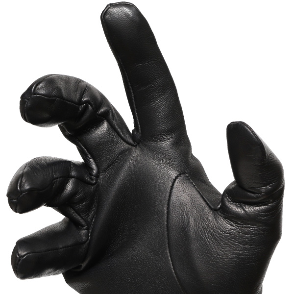  手袋 メンズ 革グローブ ビジネス 男性用手袋 本革 冬 防寒 おしゃれ シンプル 三本山 ラムレザー ブラック 黒 黒色 化粧箱付き プレゼント ギフト 彼氏 夫 30代 40代 50代 クリスマス 高級 ブランド クロダ(KURODA)