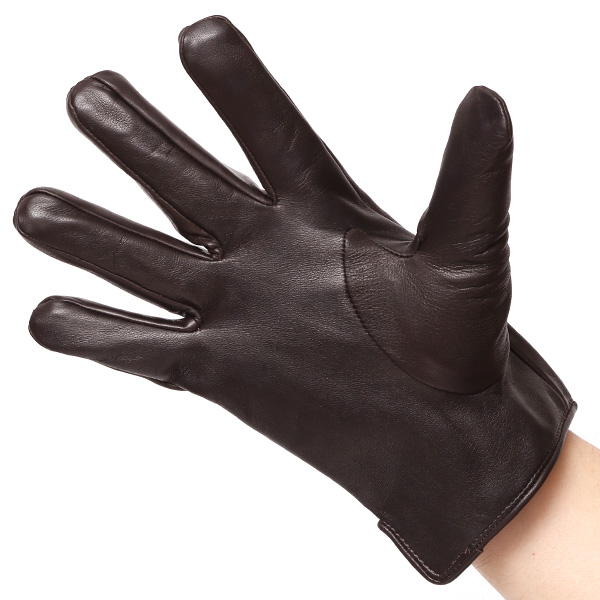  手袋 メンズ 革グローブ ビジネス 男性用手袋 本革 冬 防寒 おしゃれ シンプル 三本山 ラムレザー ダークブラウン ブラウン 茶 茶色 化粧箱付き プレゼント ギフト 彼氏 夫 30代 40代 50代 クリスマス 高級 ブランド クロダ(KURODA)