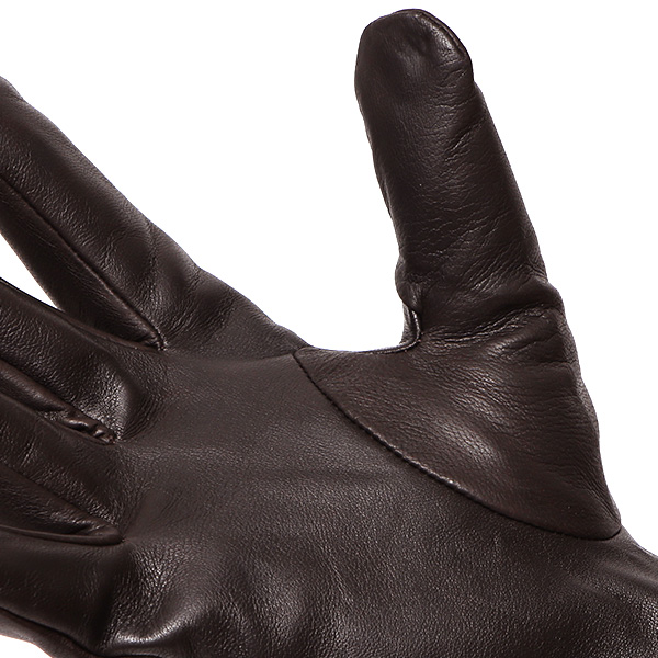  手袋 メンズ 革グローブ ビジネス 男性用手袋 本革 冬 防寒 おしゃれ シンプル 三本山 ラムレザー ダークブラウン ブラウン 茶 茶色 化粧箱付き プレゼント ギフト 彼氏 夫 30代 40代 50代 クリスマス 高級 ブランド クロダ(KURODA)