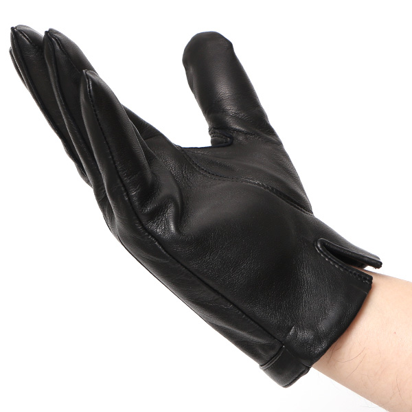  手袋 メンズ 革グローブ ビジネス 男性用手袋 本革 冬 防寒 おしゃれ シンプル 三本山 ラムレザー ブラック 黒 黒色 化粧箱付き プレゼント ギフト 彼氏 夫 30代 40代 50代 クリスマス 高級 ブランド クロダ(KURODA)