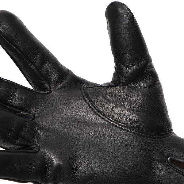  手袋 メンズ 革グローブ ビジネス 男性用手袋 本革 冬 防寒 おしゃれ シンプル 三本山 ラムレザー ブラック 黒 黒色 化粧箱付き プレゼント ギフト 彼氏 夫 30代 40代 50代 クリスマス 高級 ブランド クロダ(KURODA)