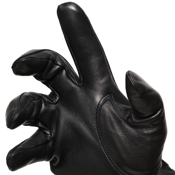  手袋 メンズ 革グローブ ビジネス 男性用手袋 本革 冬 防寒 おしゃれ シンプル 三本山 ラムレザー ブラック 黒 黒色 化粧箱付き プレゼント ギフト 彼氏 夫 30代 40代 50代 クリスマス 高級 ブランド クロダ(KURODA)