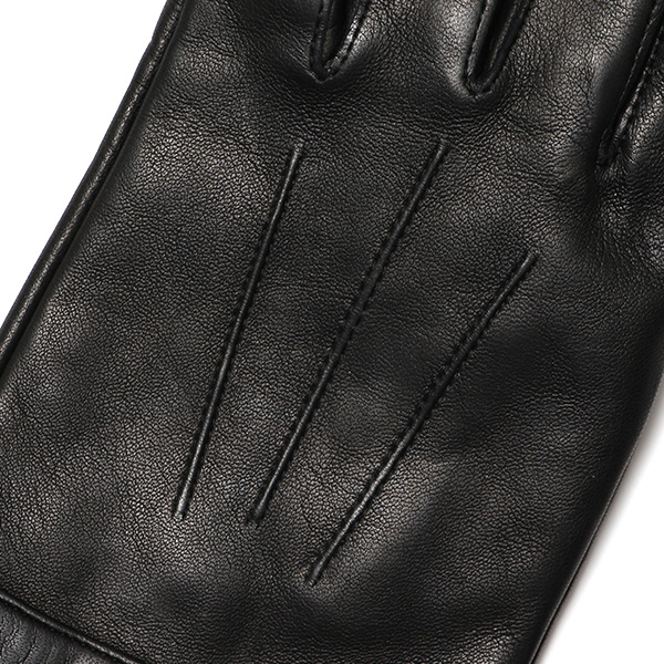  手袋 メンズ 革グローブ ビジネス 男性用手袋 本革 冬 防寒 おしゃれ シンプル 三本山 ラムレザー ブラック 黒 黒色 化粧箱付き プレゼント ギフト 彼氏 夫 30代 40代 50代 クリスマス 高級 ブランド クロダ(KURODA)