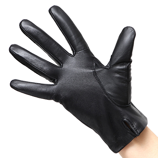  【スマホ対応】 手袋 レディース レザー グローブ 冬 革手袋 シンプル 防寒 婦人 レザーグローブ 無地 ブラック 黒 黒色 タッチパネル シープスキン 手袋 ブランド プレゼント ギフト クリスマス 女性用 通勤 クロダ(KURODA)