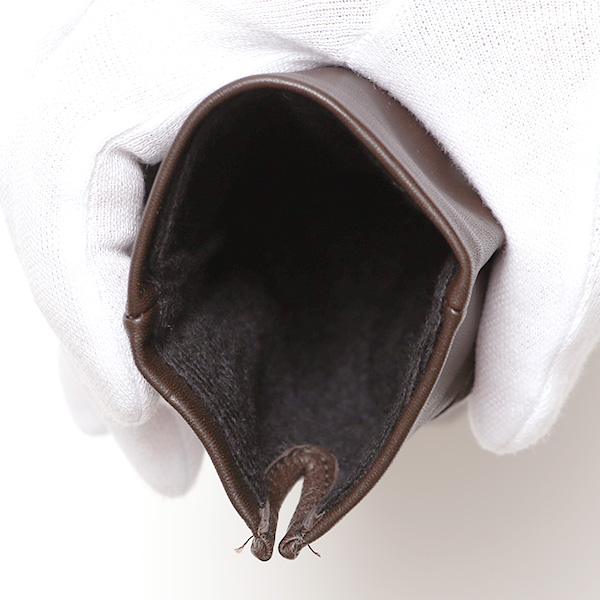  【スマホ対応】 手袋 レディース レザー グローブ 冬 革手袋 シンプル 防寒 婦人 レザーグローブ 無地 ダークブラウン ブラウン 茶 茶色 タッチパネル シープスキン 手袋 ブランド プレゼント ギフト クリスマス 女性用 通勤 クロダ(KURODA)