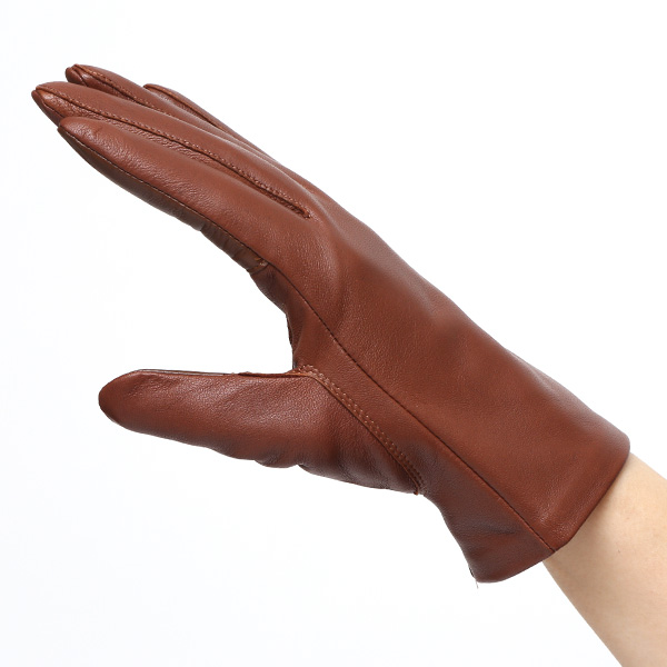  【スマホ対応】 手袋 レディース レザー グローブ 冬 革手袋 シンプル 防寒 婦人 レザーグローブ 無地 キャメル ブラウン 茶 茶色 タッチパネル シープスキン 手袋 ブランド プレゼント ギフト クリスマス 女性用 通勤 クロダ(KURODA)