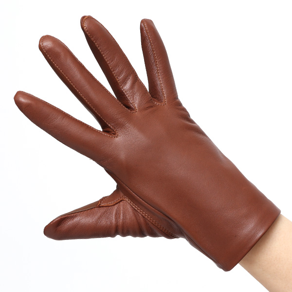  【スマホ対応】 手袋 レディース レザー グローブ 冬 革手袋 シンプル 防寒 婦人 レザーグローブ 無地 キャメル ブラウン 茶 茶色 タッチパネル シープスキン 手袋 ブランド プレゼント ギフト クリスマス 女性用 通勤 クロダ(KURODA)