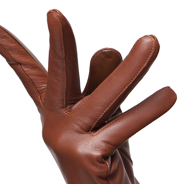  【スマホ対応】 手袋 レディース レザー グローブ 冬 革手袋 シンプル 防寒 婦人 レザーグローブ 無地 キャメル ブラウン 茶 茶色 タッチパネル シープスキン 手袋 ブランド プレゼント ギフト クリスマス 女性用 通勤 クロダ(KURODA)