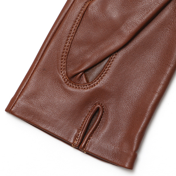  【スマホ対応】 手袋 レディース レザー グローブ 冬 革手袋 シンプル 防寒 婦人 レザーグローブ 無地 キャメル ブラウン 茶 茶色 タッチパネル シープスキン 手袋 ブランド プレゼント ギフト クリスマス 女性用 通勤 クロダ(KURODA)