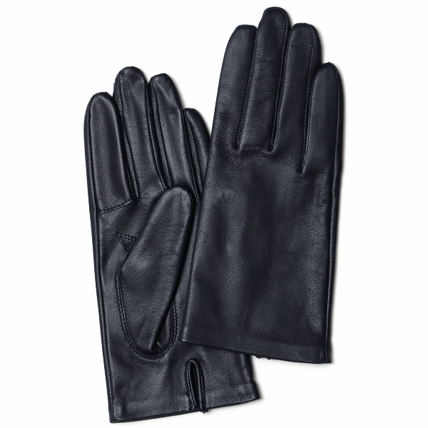 クロダ(KURODA) 【WOMEN】 スマホ対応 羊革(ラムレザー) 手袋 ネイビー