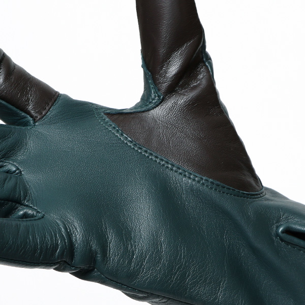  【スマホ対応】 手袋 レディース レザー グローブ 冬 革手袋 シンプル 防寒 婦人 レザーグローブ 無地 グリーン 緑色 タッチパネル シープスキン 手袋 ブランド プレゼント ギフト クリスマス 女性用 通勤 クロダ(KURODA)