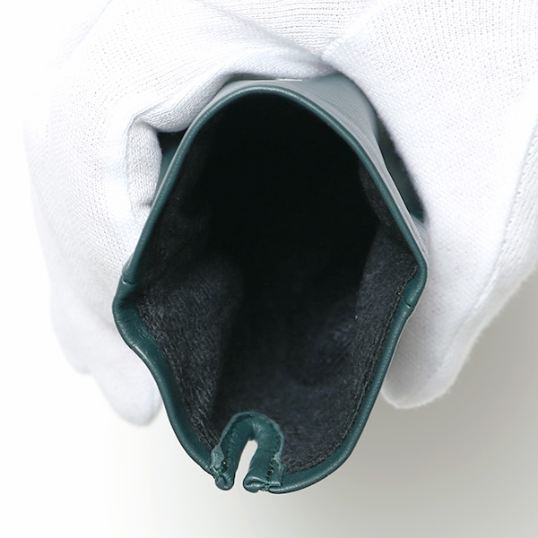  【スマホ対応】 手袋 レディース レザー グローブ 冬 革手袋 シンプル 防寒 婦人 レザーグローブ 無地 グリーン 緑色 タッチパネル シープスキン 手袋 ブランド プレゼント ギフト クリスマス 女性用 通勤 クロダ(KURODA)