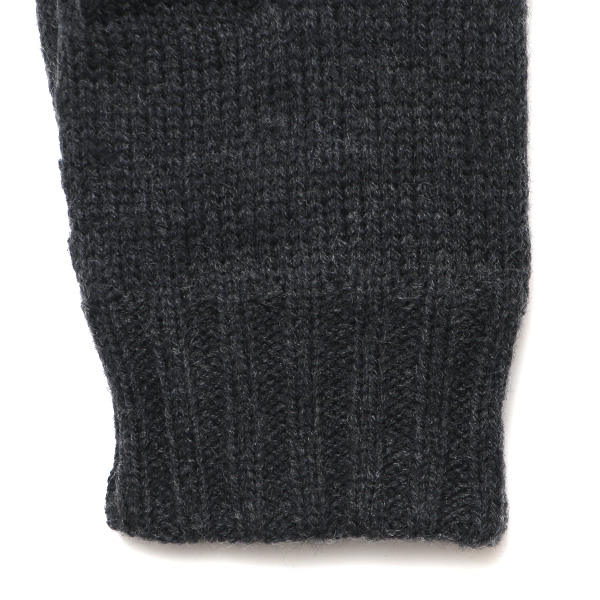 アームウォーマー レディース ミトン フード付き フィンガーレス手袋 ケーブルニット 指なし手袋 厚手 冬 ブラック 黒 黒色 寒さ対策 オフィス 室内 ハンドウォーマー 手首 暖かい 温かい てぶくろ 冷え性 防寒 クロダ(KURODA)