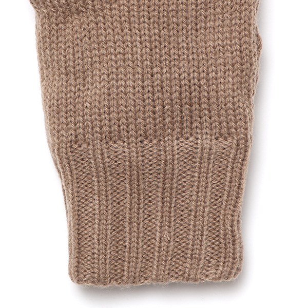 アームウォーマー レディース ミトン フード付き フィンガーレス手袋 ケーブルニット 指なし手袋 厚手 冬 ブラウン 茶 茶色 寒さ対策 オフィス 室内 ハンドウォーマー 手首 暖かい 温かい てぶくろ 冷え性 防寒 クロダ(KURODA)