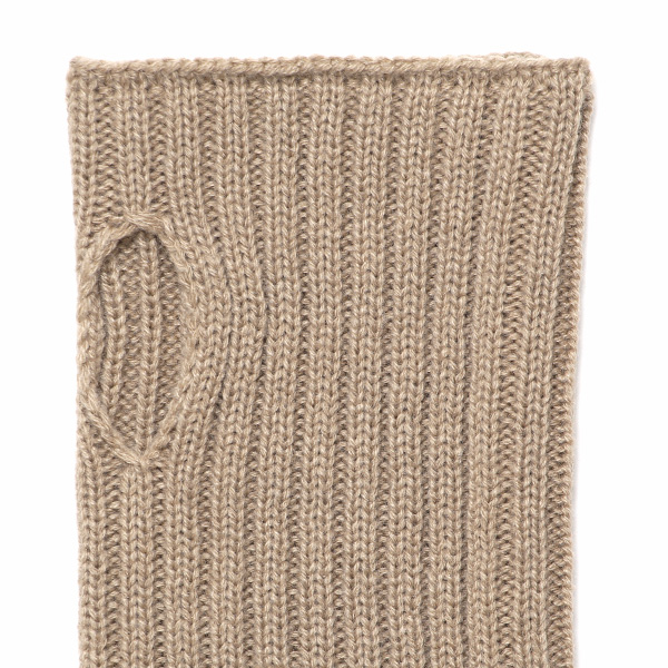 アームウォーマー ニット ショート 手袋 手首 かわいい おしゃれ アームカバー 短め レディース 冬 防寒 ブラウン 茶 茶色 指なし手袋 ハンドウォーマー 保温 暖かい オフィス スマホ 無地 軽い 日本製 ブランド クロダ(KURODA)