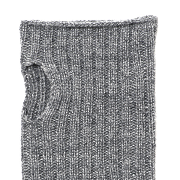 アームウォーマー ニット ショート 手袋 手首 かわいい おしゃれ アームカバー 短め レディース 冬 防寒 グレー グレイ 灰色 指なし手袋 ハンドウォーマー 保温 暖かい オフィス スマホ 無地 軽い 日本製 ブランド クロダ(KURODA)