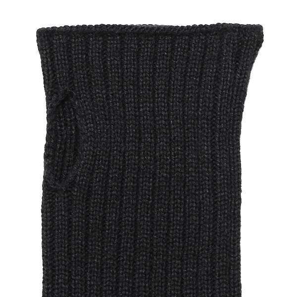  アームウォーマー ニット ロング 手袋 手首 かわいい おしゃれ アームカバー 長め レディース 冬 防寒 ブラック 黒 黒色 指なし手袋 ハンドウォーマー 保温 暖かい オフィス スマホ 無地 軽い 日本製 ブランド クロダ(KURODA)
