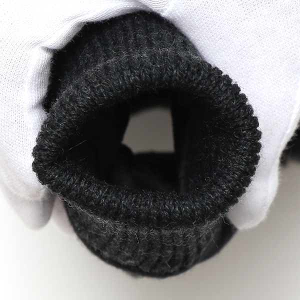  手袋 指なし レディース ハンドウォーマー フィンガーレス手袋 グローブ 防寒 冬 ファー 暖かい スマホ ブラック 黒 黒色 おしゃれ かわいい 指あき手袋 リブ ボア 女性 ブランド ファー付き 手袋 冷え性 クロダ(KURODA)