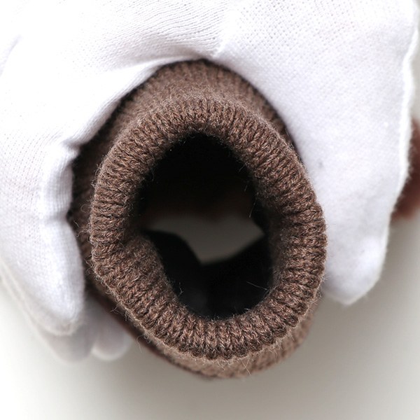  手袋 指なし レディース ハンドウォーマー フィンガーレス手袋 グローブ 防寒 冬 ファー 暖かい スマホ ダークブラウン ブラウン 茶 茶色 おしゃれ かわいい 指あき手袋 リブ ボア 女性 ブランド ファー付き 手袋 冷え性 クロダ(KURODA)