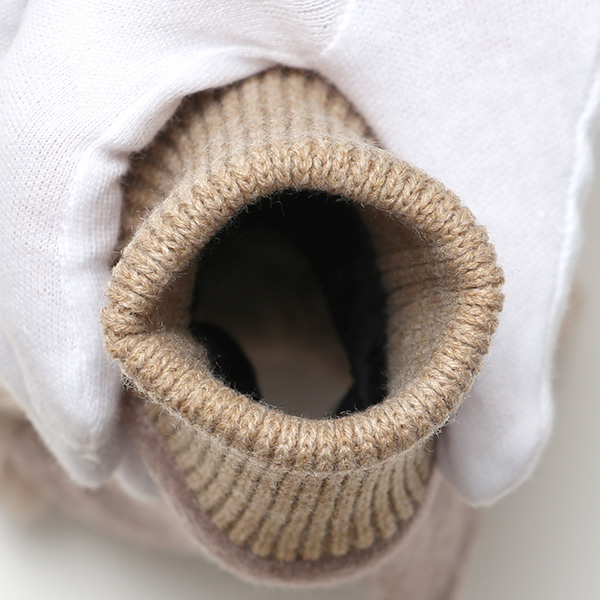  手袋 指なし レディース ハンドウォーマー フィンガーレス手袋 グローブ 防寒 冬 ファー 暖かい スマホ ベージュ 肌色 おしゃれ かわいい 指あき手袋 リブ ボア 女性 ブランド ファー付き 手袋 冷え性 クロダ(KURODA)